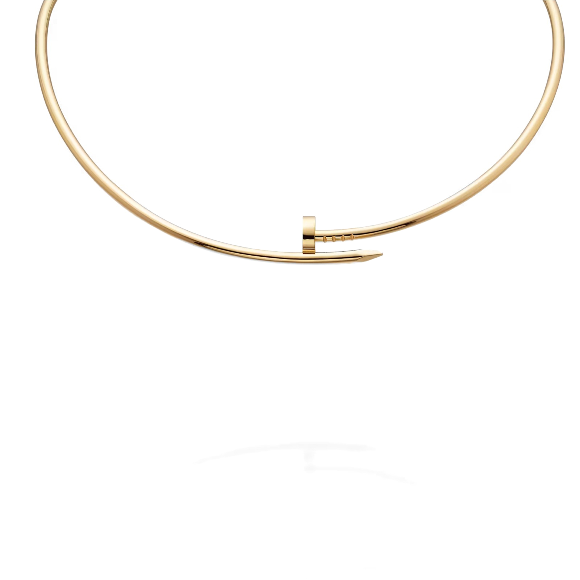 CARTIER JUSTE UN CLOU TORQUE NECKLACE, SMALL MODEL B7224799 CARTIER JUSTE UN CLOU TORQUE NECKLACE, SMALL MODEL B7224799